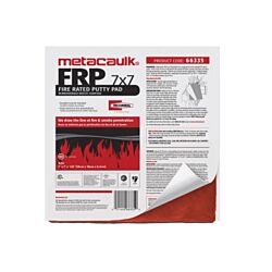 7 x 7 x 1/8-Thick Metacaulk Fire Rated Intumescent Putty Pads 20/Case