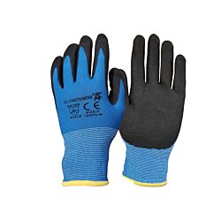 Blue General Use Seamless Knit Glove 13ga - Sand Finish