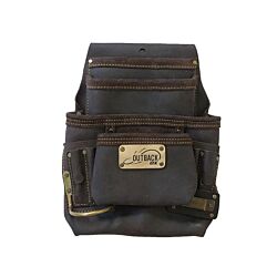 OX Pro 10-Pocket Tool/Fastener Pouch - Oil Tanned Leather