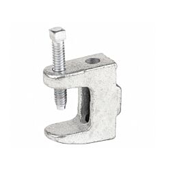 1/4"-20 Beam Clamp with Tapped Hole - Electro-Galvanized