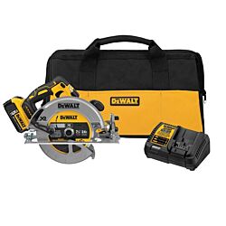 Dewalt 20V MAX 7-1/4” Cordless Circular Saw – with (1) 20-Volt Battery 5.0Ah & Charger